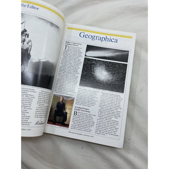 Vintage Nat Geo Lot Jul–Dec 1991 w/ Slipcover | History, Science - Picture 14 of 16